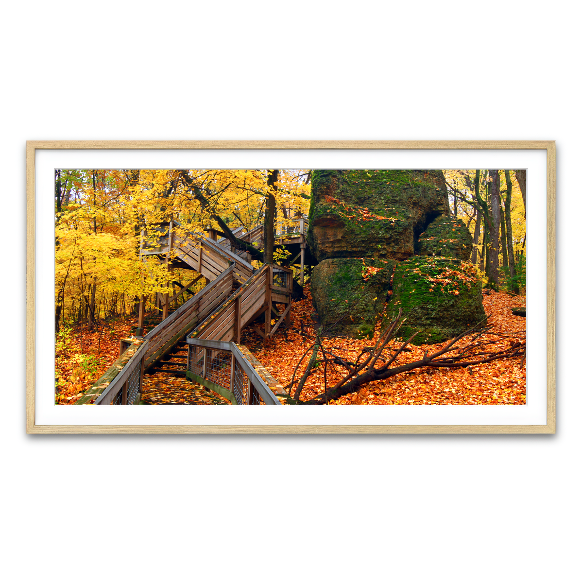 Framed Print 2x1 Natural