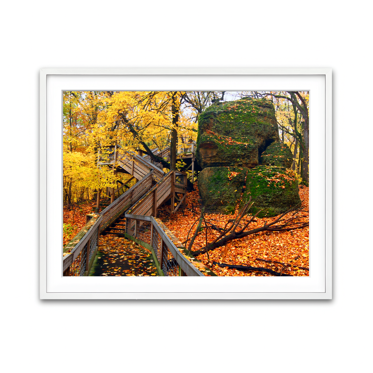 Framed Print 4x3 White