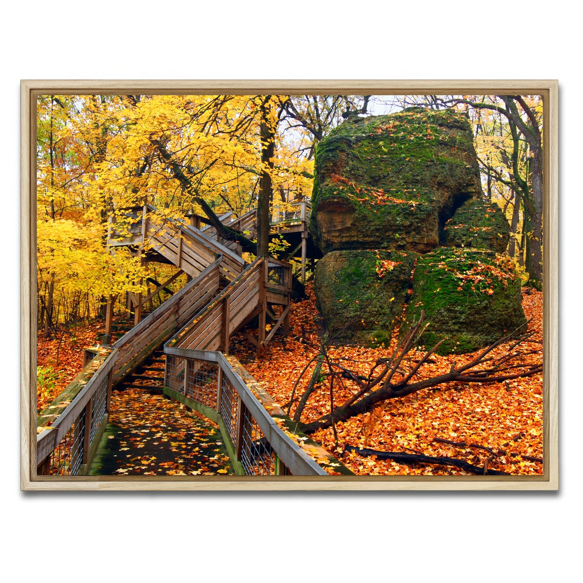 AUTO-MOCKUP WHITE | Rock Cut State Park | 1 Piece | Natural Framed Canvas | group=4x3