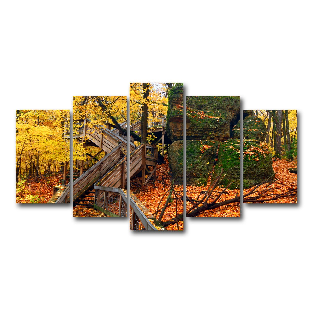 AUTO-MOCKUP WHITE | Rock Cut State Park | 5 Piece | Gallery Wrap Canvas | group=5_normal