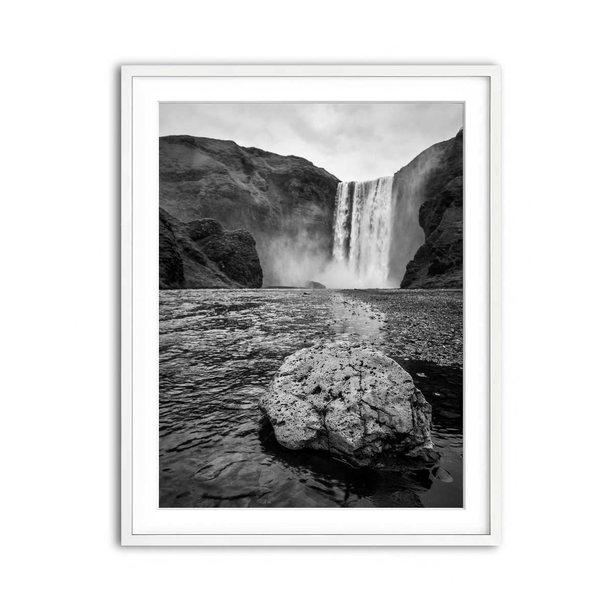 Framed Print 3x4 White