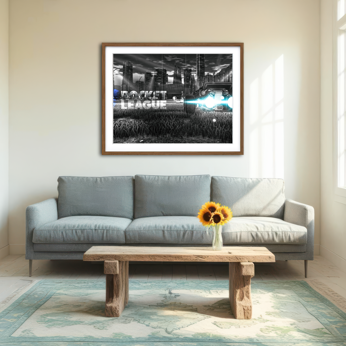 AUTO-MOCKUP ROOM | Rocket League Wall Art