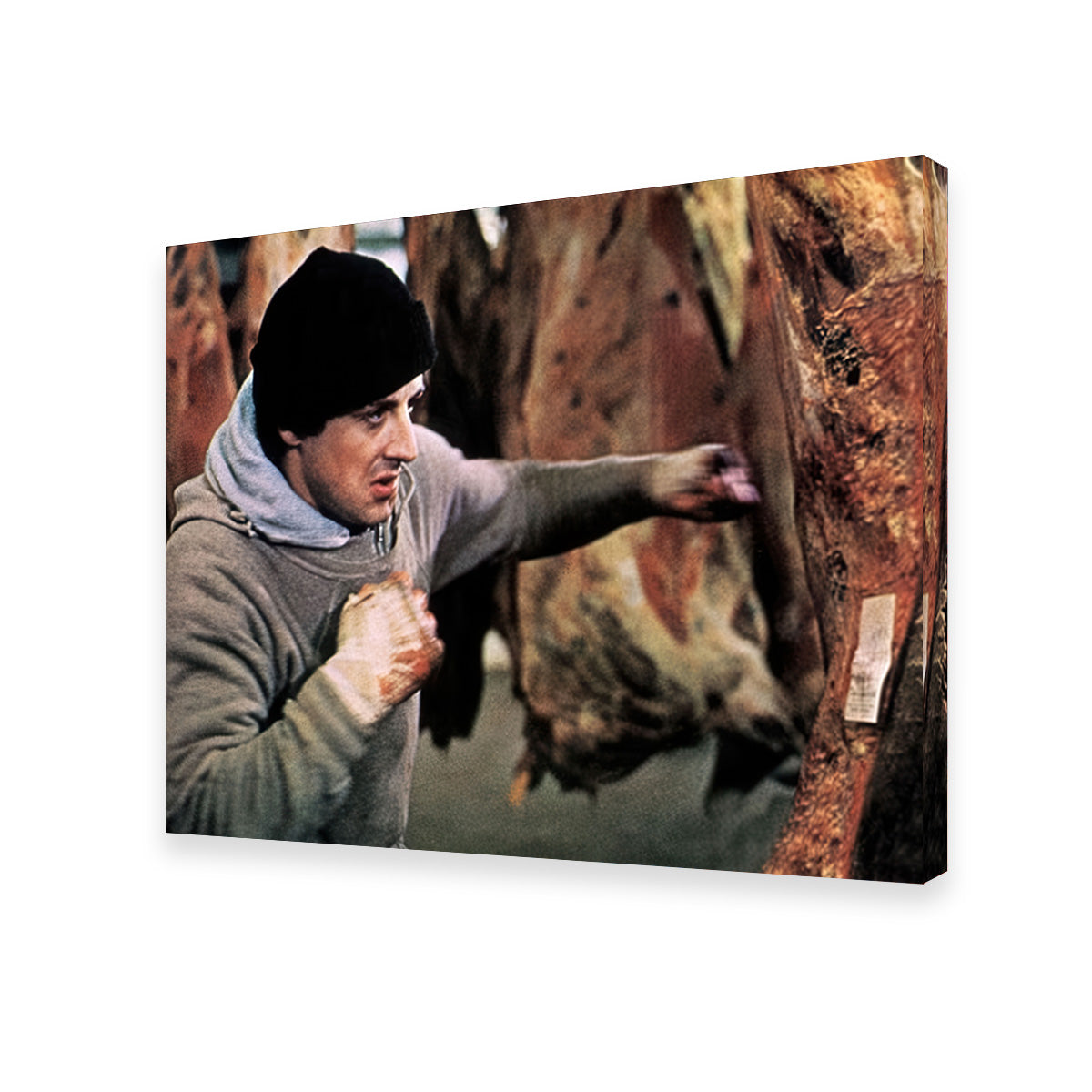 Rocky Punching Meat Wall Art