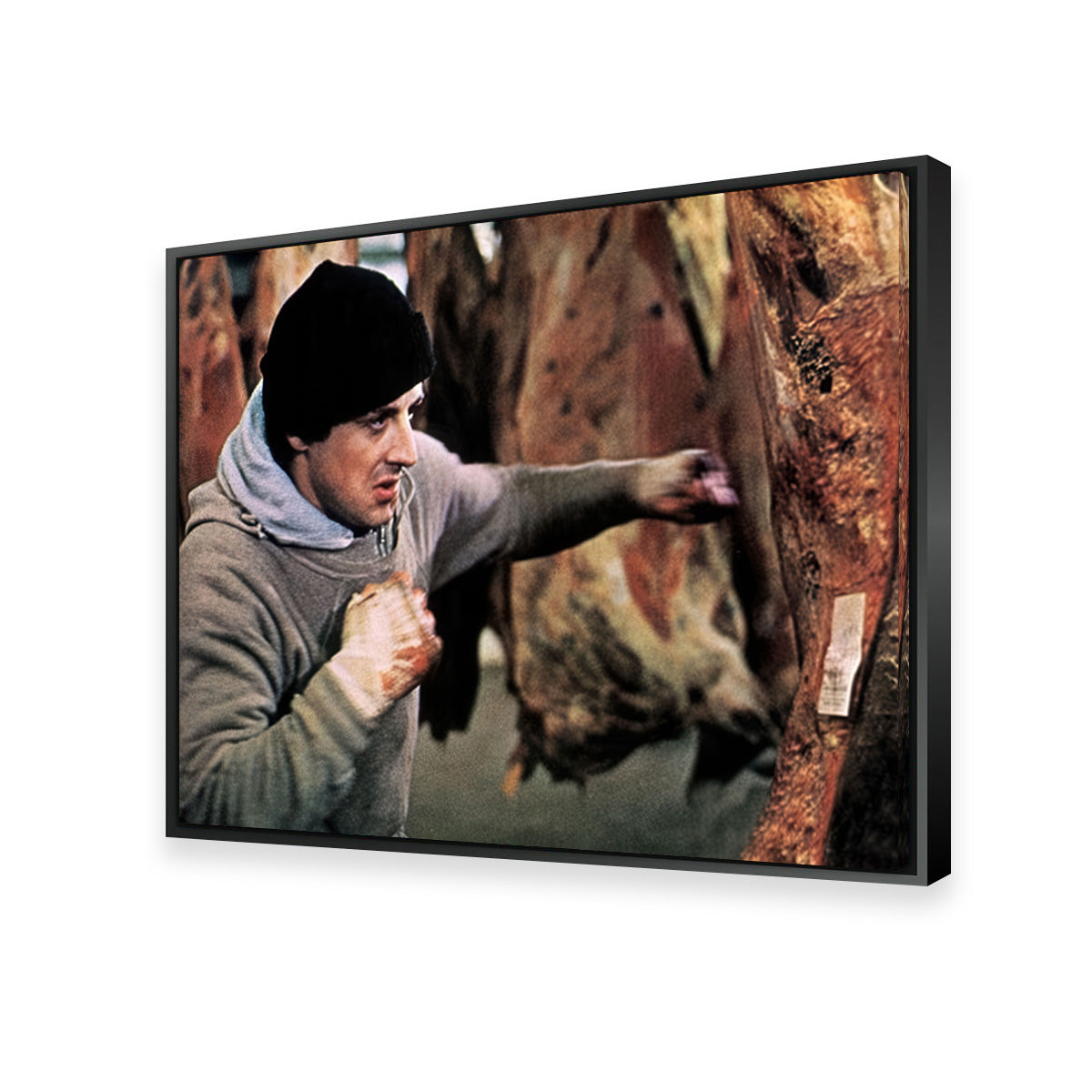 Rocky Punching Meat Wall Art