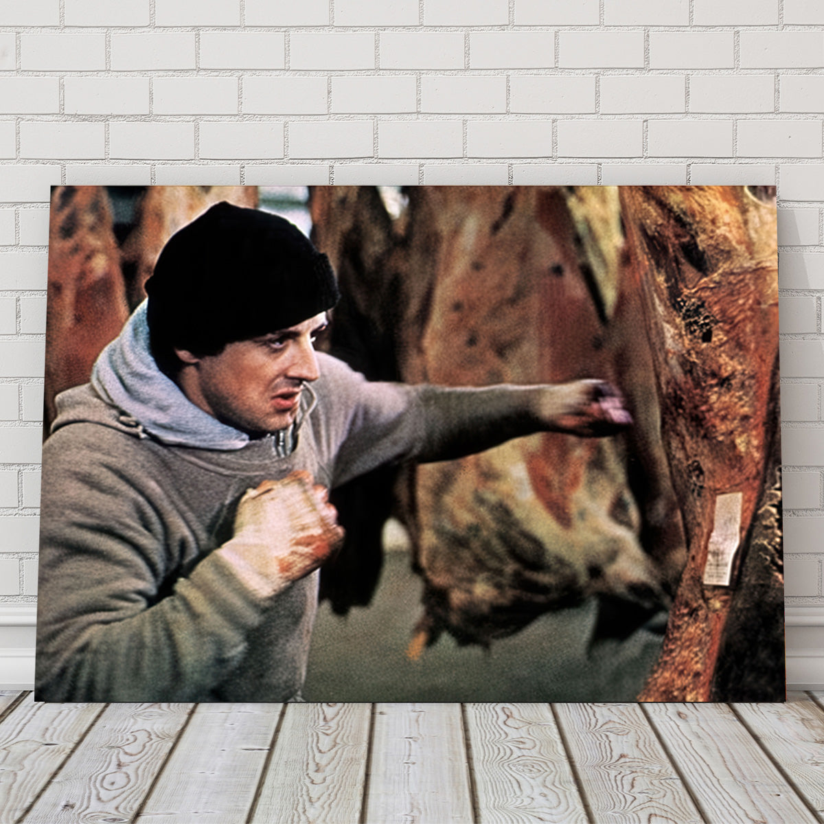 Rocky Punching Meat Wall Art