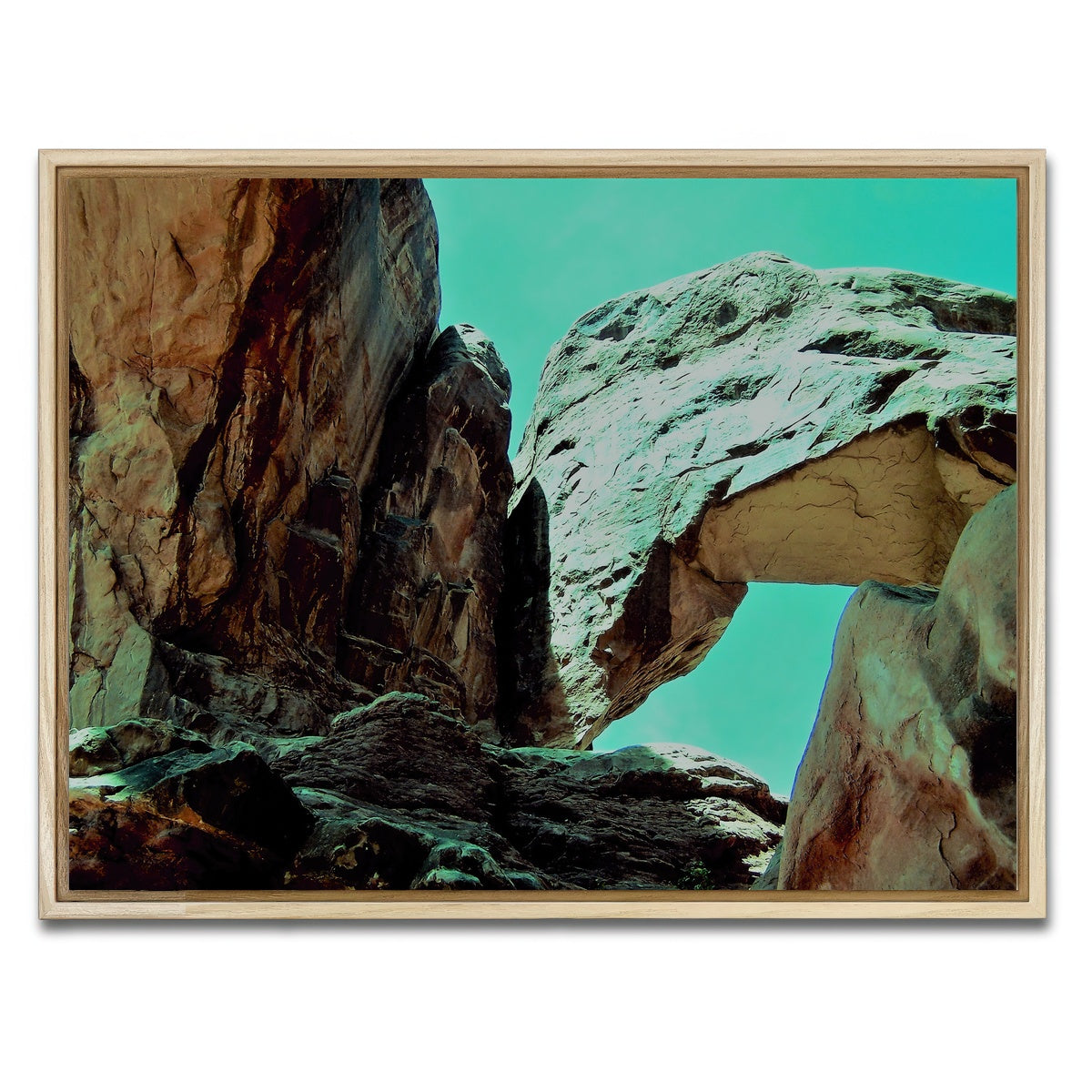 AUTO-MOCKUP WHITE | Rocky Arch | 1 Piece | Natural Framed Canvas | group=4x3