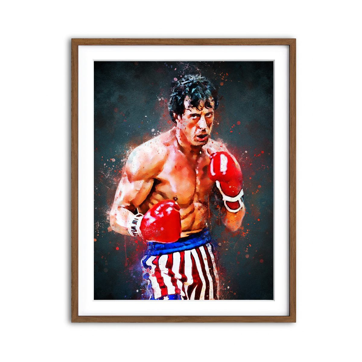 Framed Print 3x4 Walnut