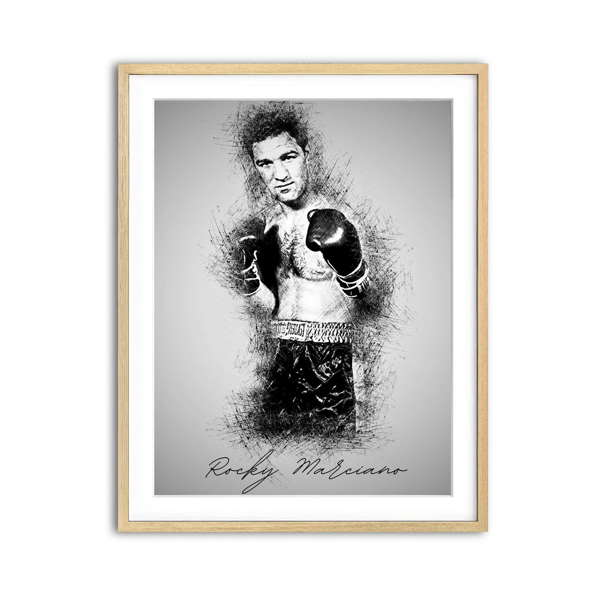 Framed Print 3x4 Natural