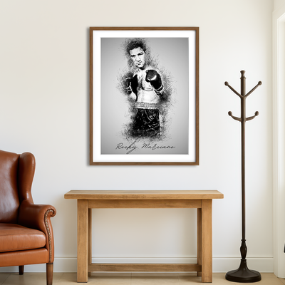 AUTO-MOCKUP ROOM | Rocky Marciano Wall Art