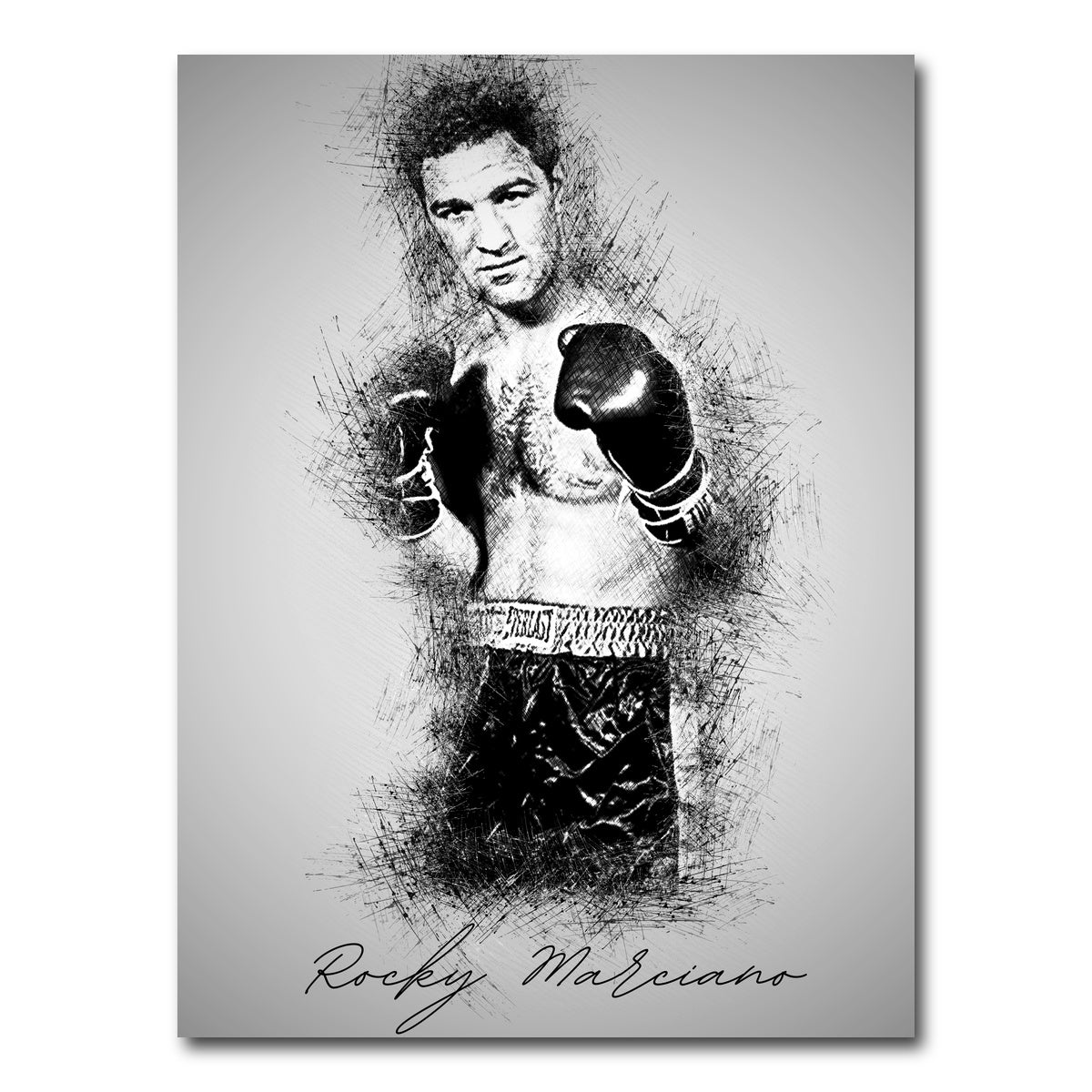 AUTO-MOCKUP WHITE | Rocky Marciano | 1 Piece | Gallery Wrap Canvas | group=3x4