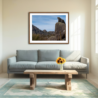 AUTO-MOCKUP ROOM | Rocky Mountains in Brazil Wall Art