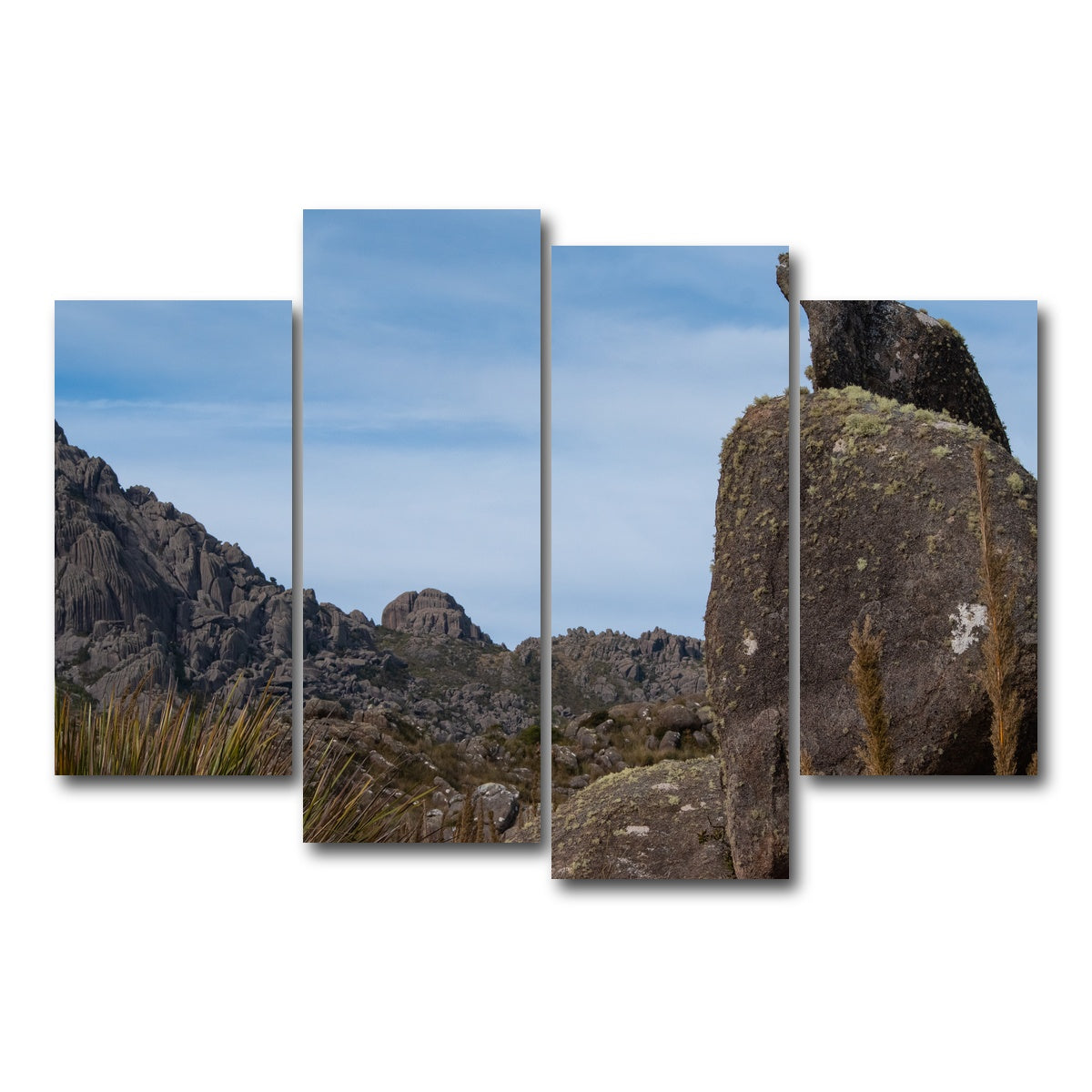 AUTO-MOCKUP WHITE | Rocky Mountains in Brazil | 4 Piece | Gallery Wrap Canvas | group=4_short