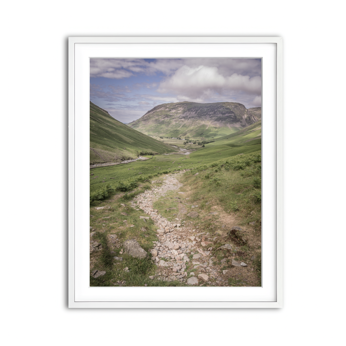 Framed Print 3x4 White