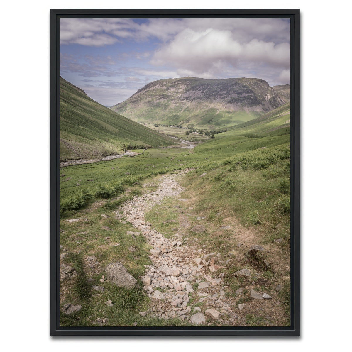 AUTO-MOCKUP WHITE | Rocky Path | 1 Piece | Black Framed Canvas | group=3x4
