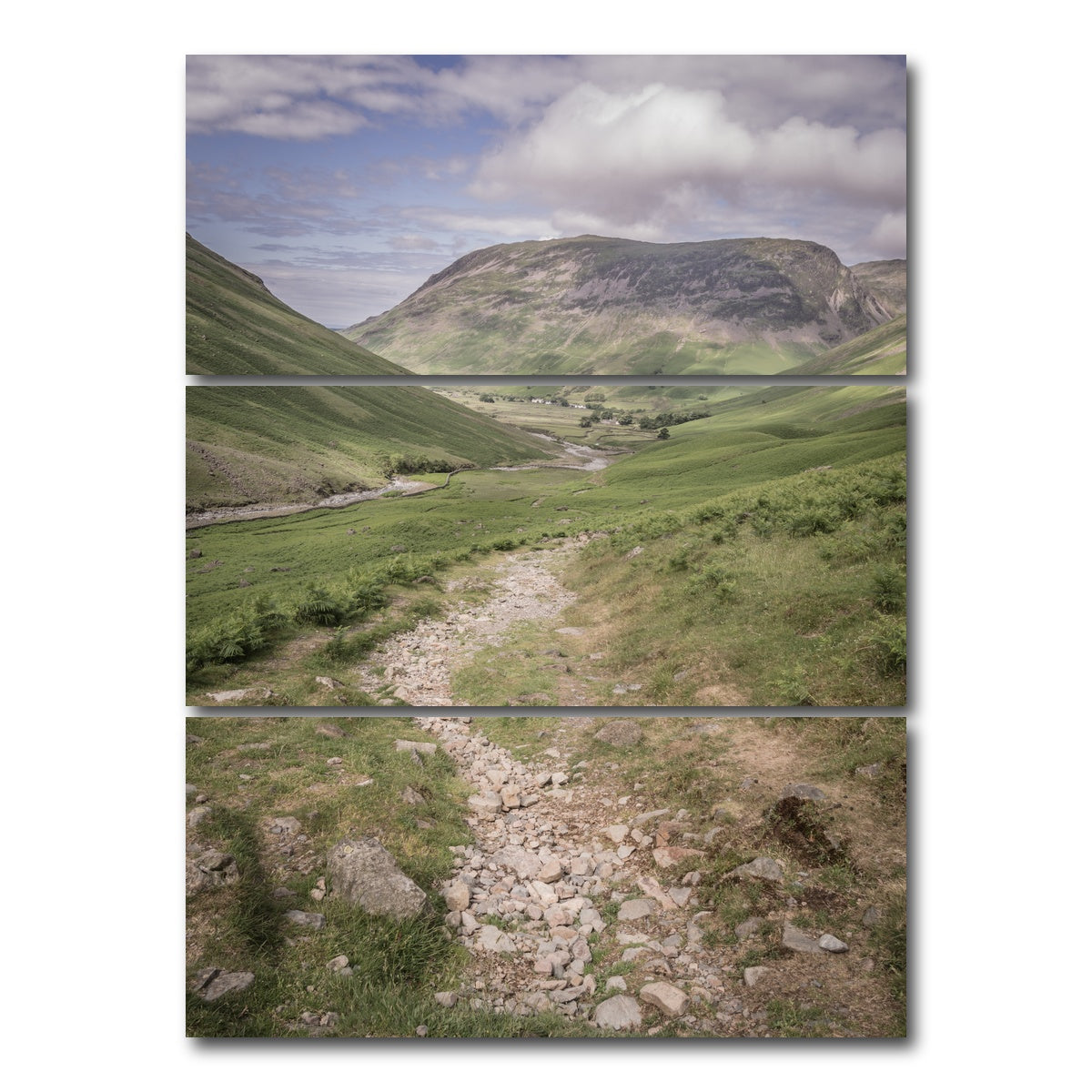 AUTO-MOCKUP WHITE | Rocky Path | 3 Piece | Gallery Wrap Canvas | group=8x18_stacked