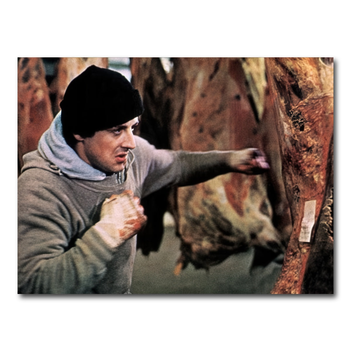 AUTO-MOCKUP WHITE | Rocky Punching Meat | 1 Piece | Gallery Wrap Canvas | group=4x3