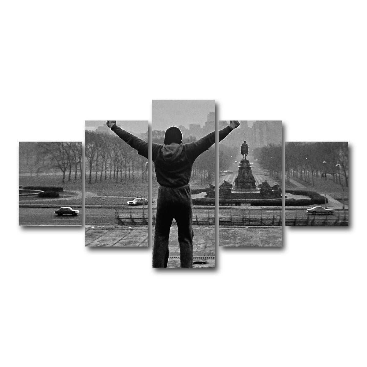 AUTO-MOCKUP WHITE | Rocky | 5 Piece | Gallery Wrap Canvas | group=5_short