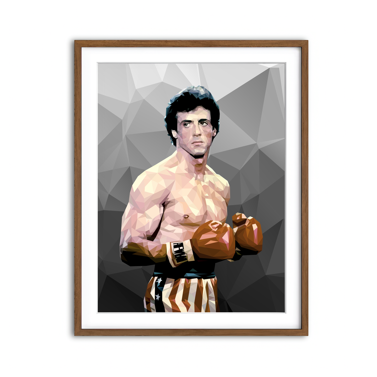 Framed Print 3x4 Walnut