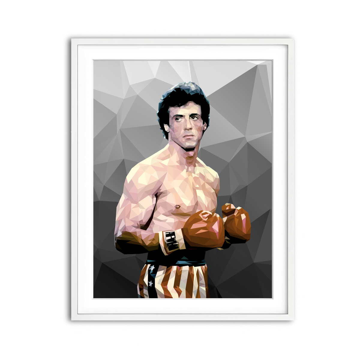 Framed Print 3x4 White