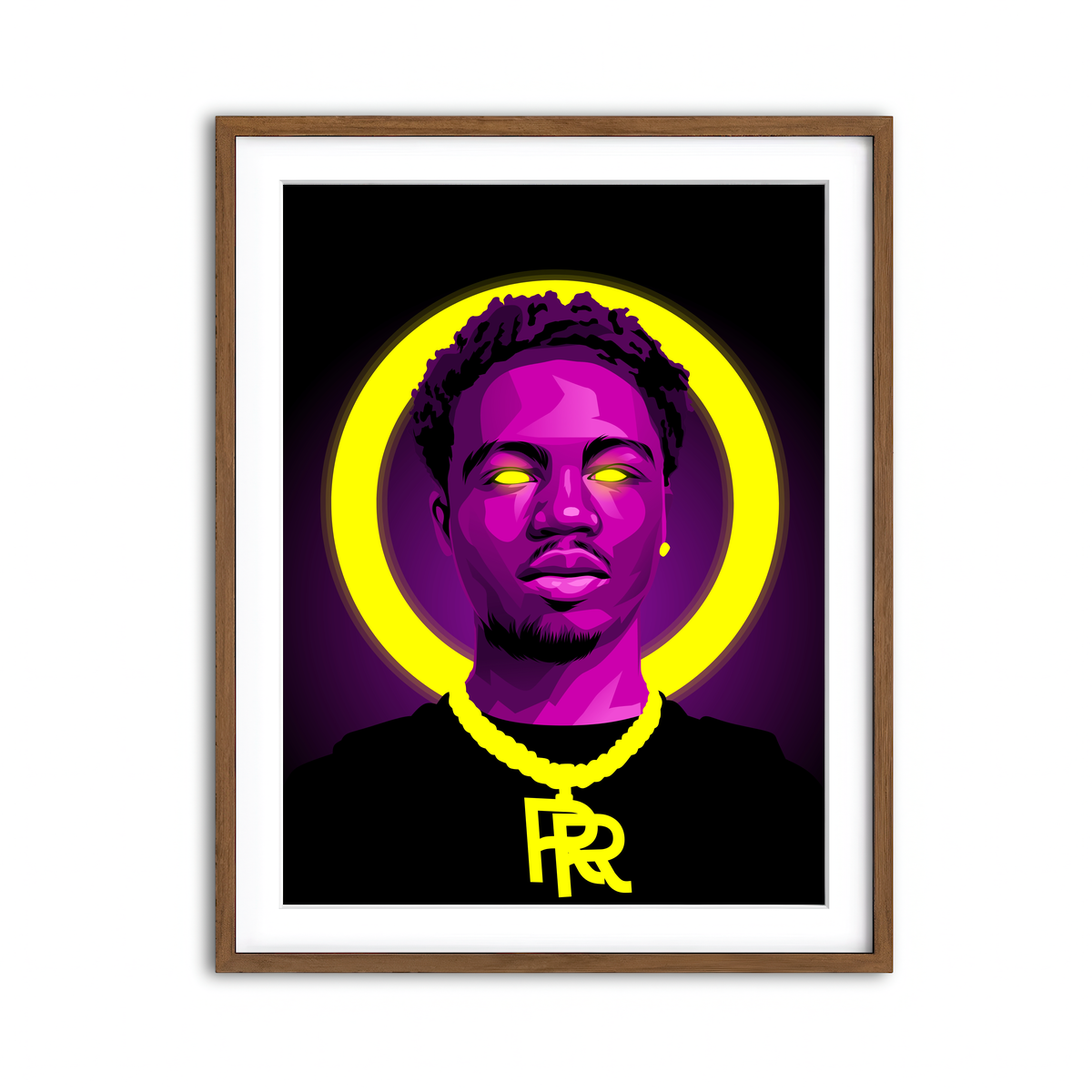 Framed Print 3x4 Walnut