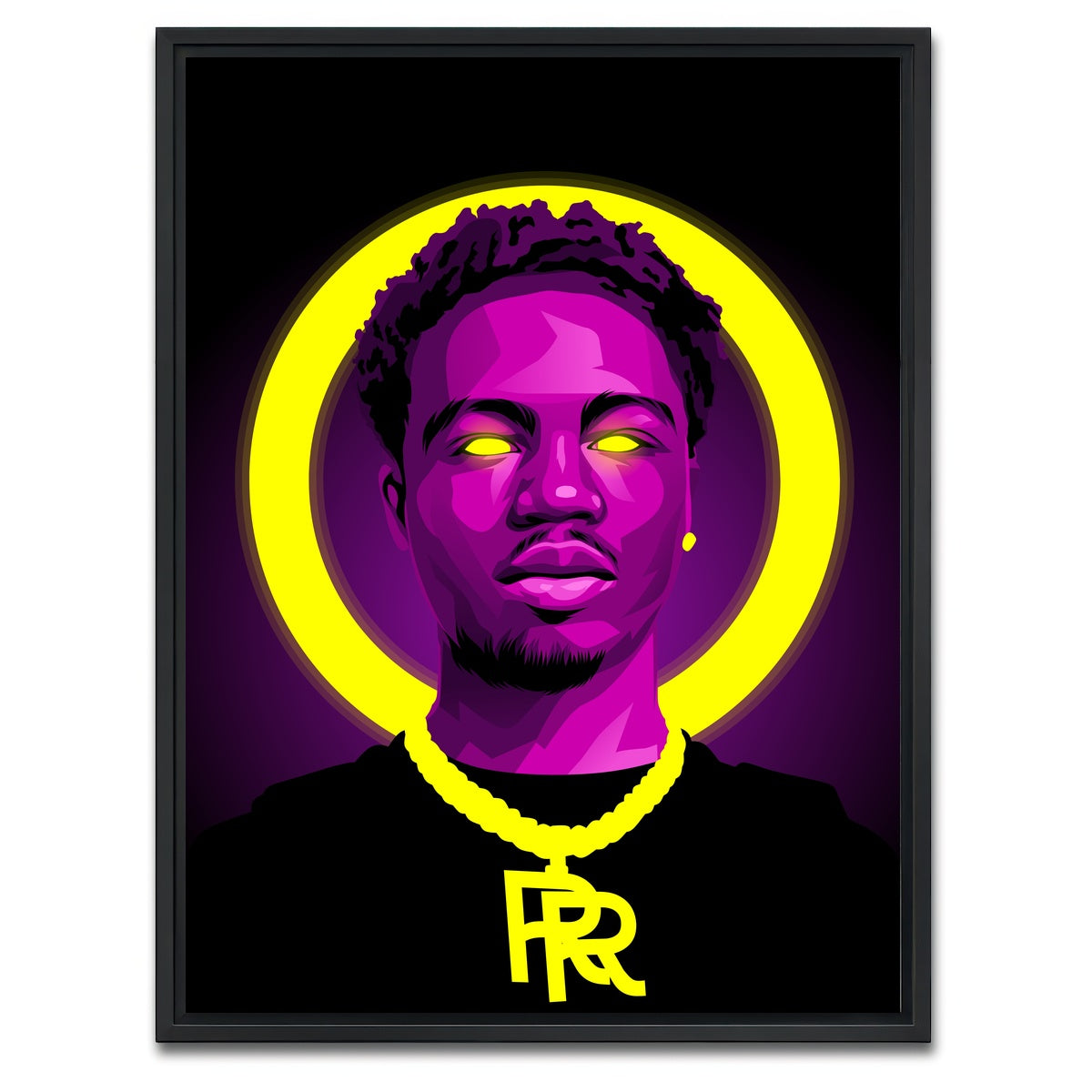 AUTO-MOCKUP WHITE | Roddy Rich | 1 Piece | Black Framed Canvas | group=3x4