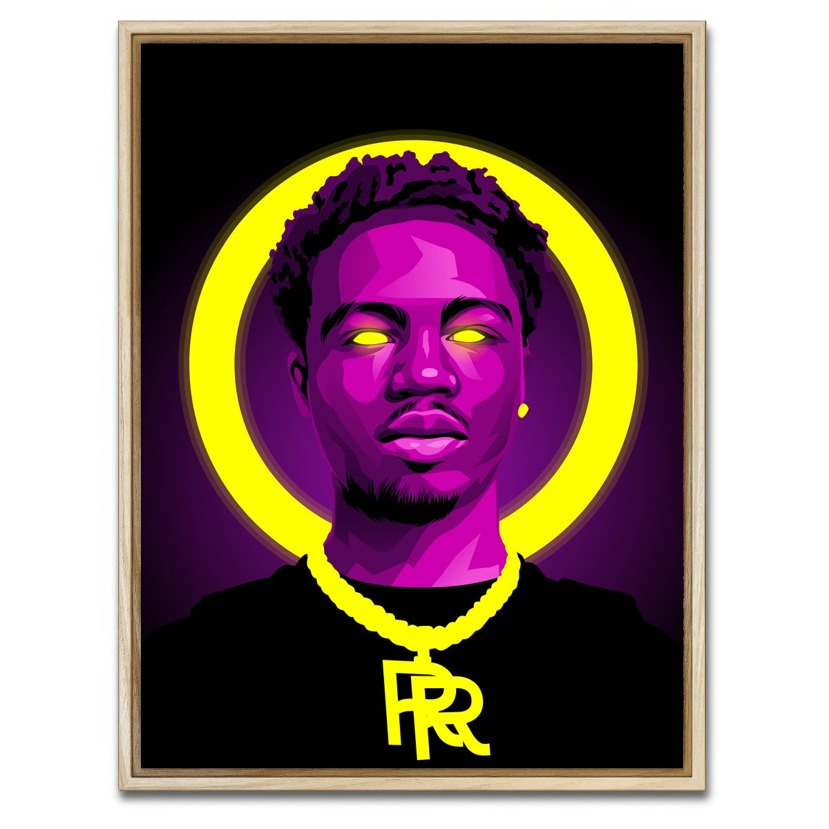 AUTO-MOCKUP WHITE | Roddy Rich | 1 Piece | Natural Framed Canvas | group=3x4