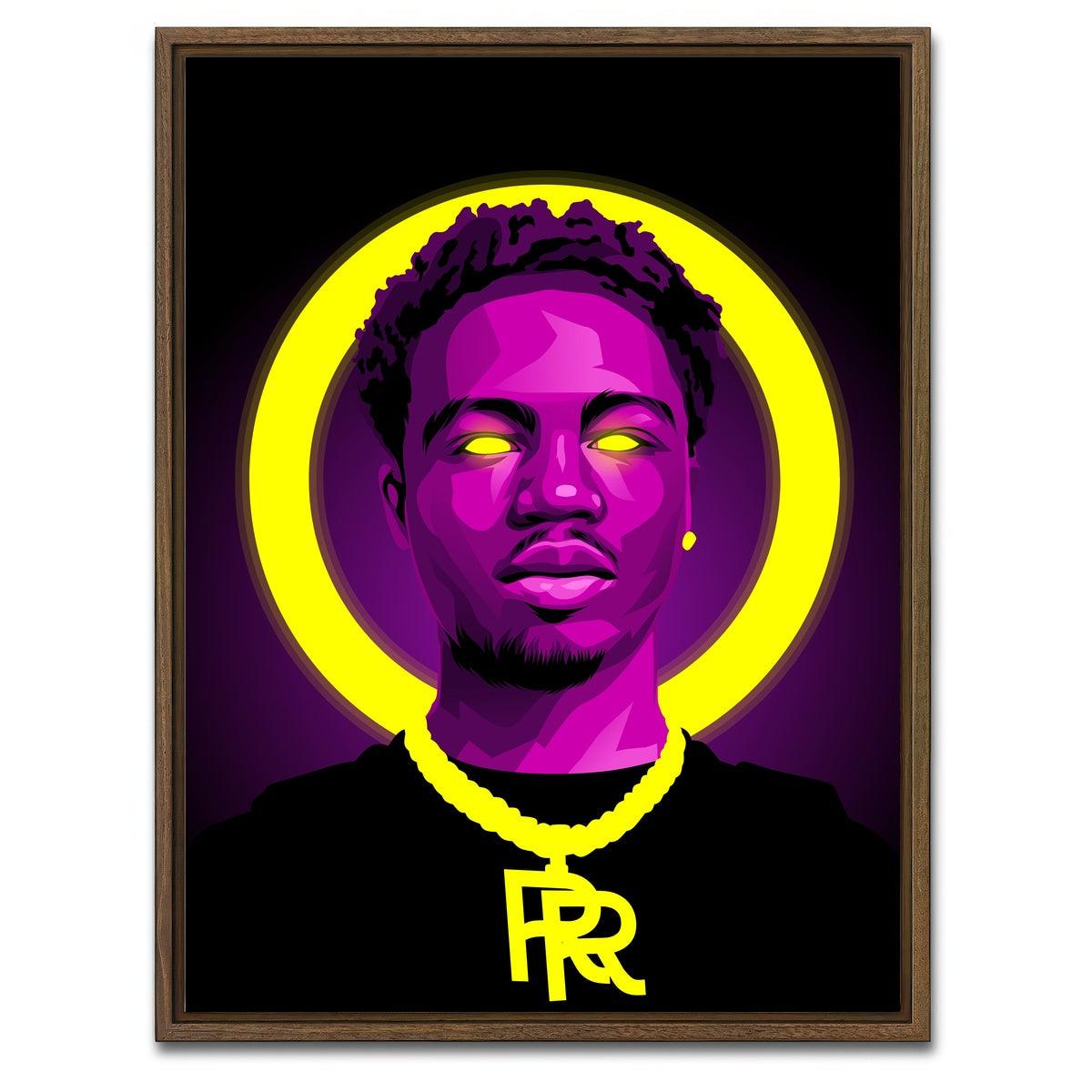 AUTO-MOCKUP WHITE | Roddy Rich | 1 Piece | Walnut Framed Canvas | group=3x4