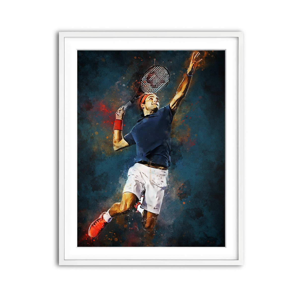 Framed Print 3x4 White