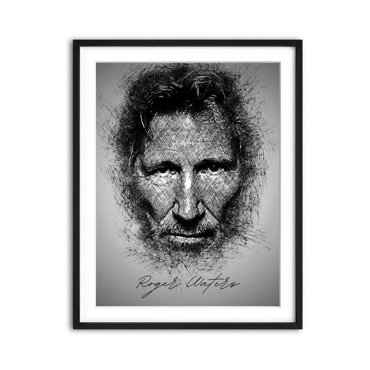 Framed Print 3x4 Black