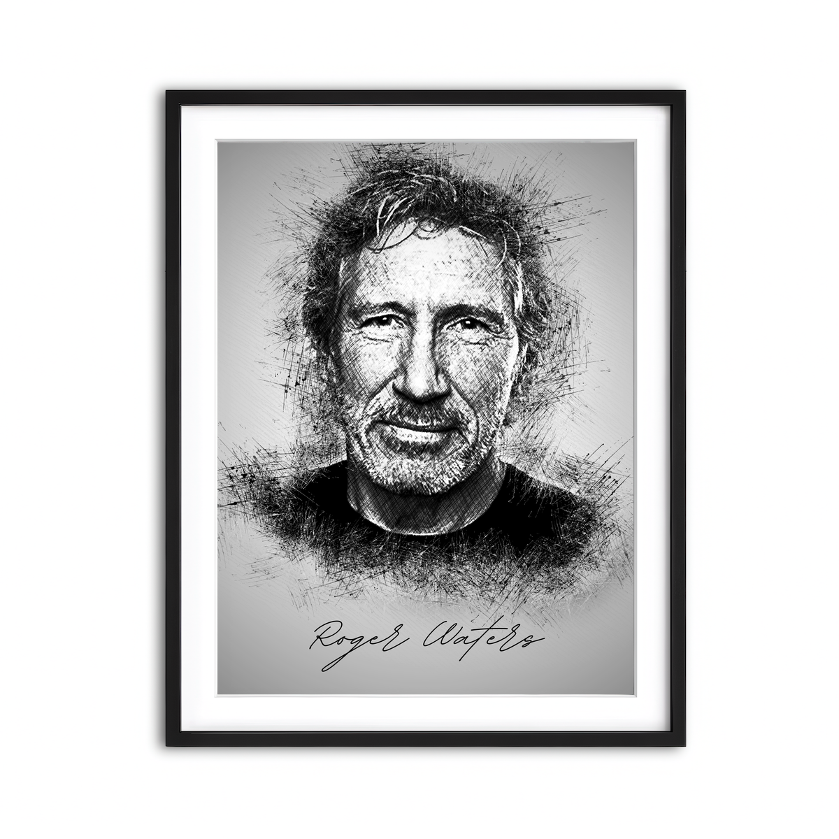 Framed Print 3x4 Black