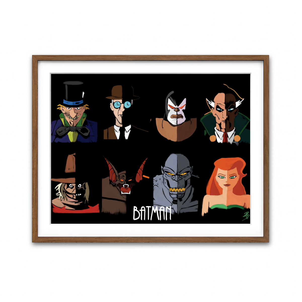 Framed Print 4x3 Walnut