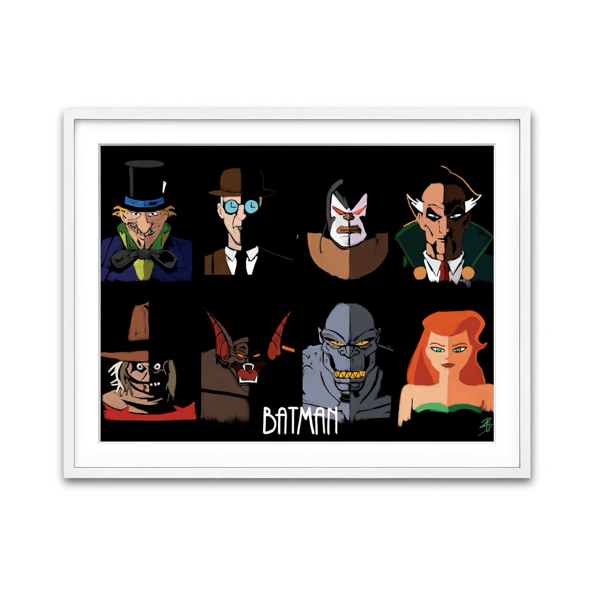 Framed Print 4x3 White