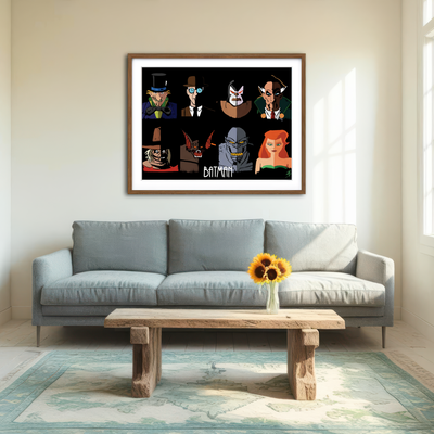 AUTO-MOCKUP ROOM | Rogues 2 Wall Art