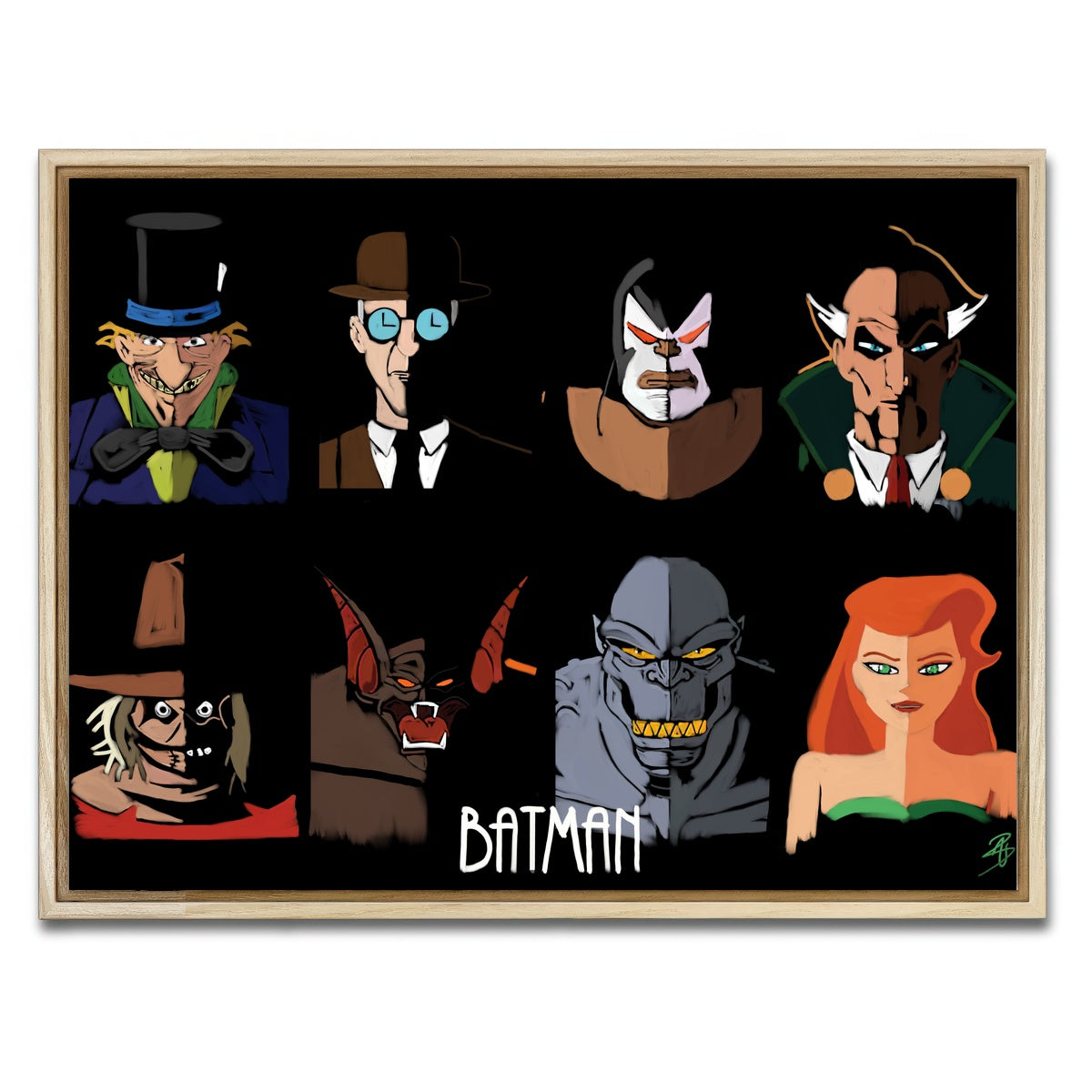 AUTO-MOCKUP WHITE | Rogues 2 | 1 Piece | Natural Framed Canvas | group=4x3