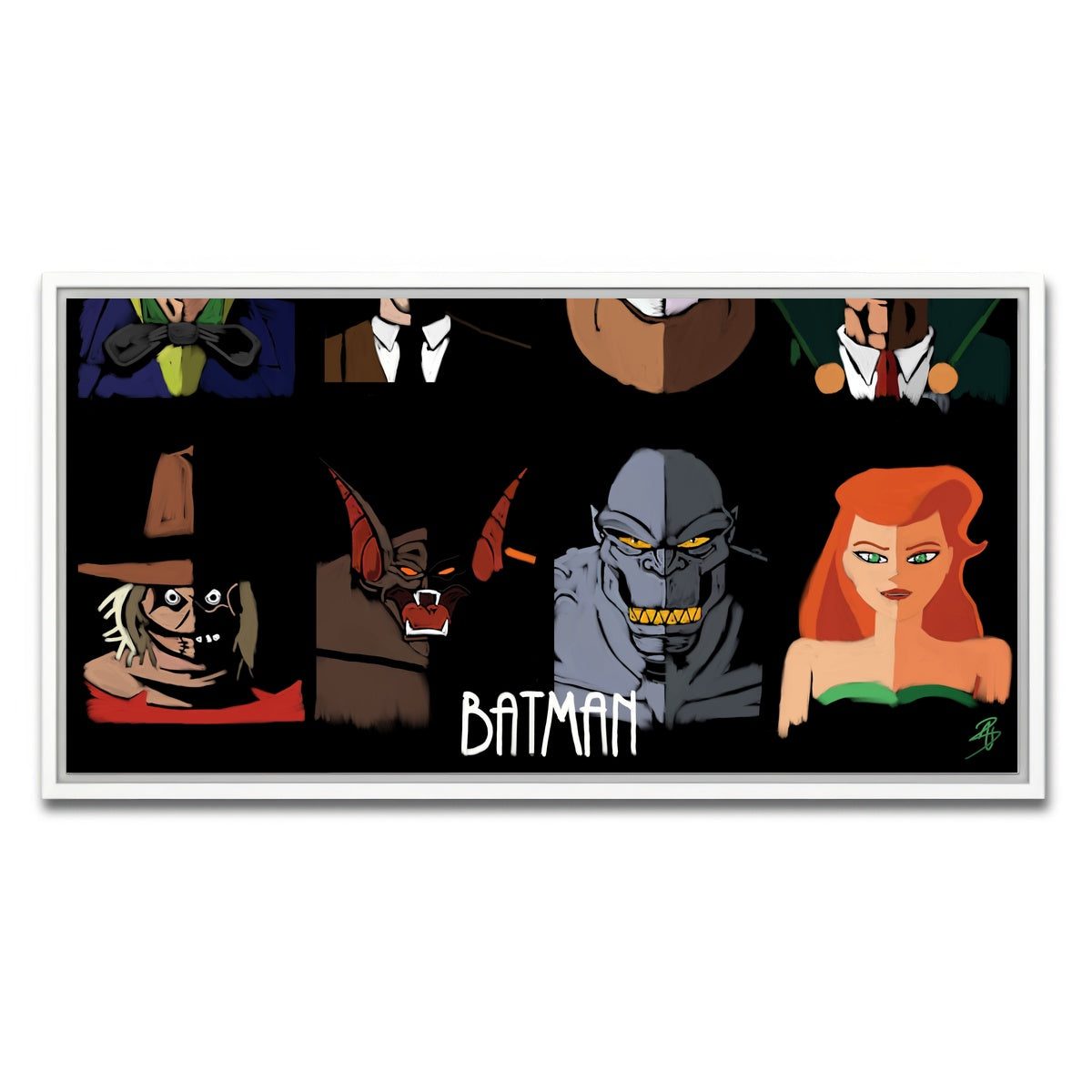 AUTO-MOCKUP WHITE | Rogues 2 | 1 Piece | White Framed Canvas | group=2x1