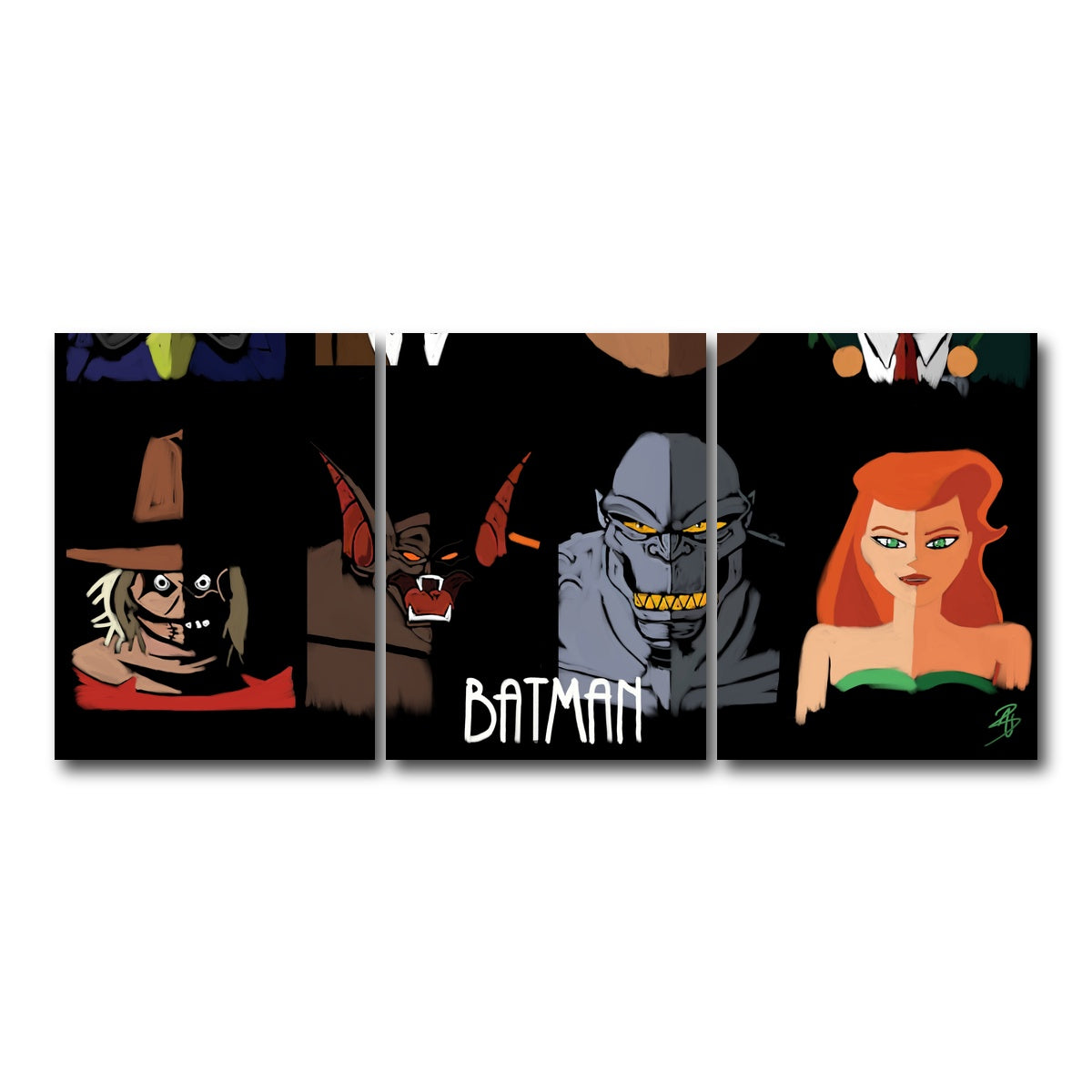 AUTO-MOCKUP WHITE | Rogues 2 | 3 Piece | Gallery Wrap Canvas | group=18x24