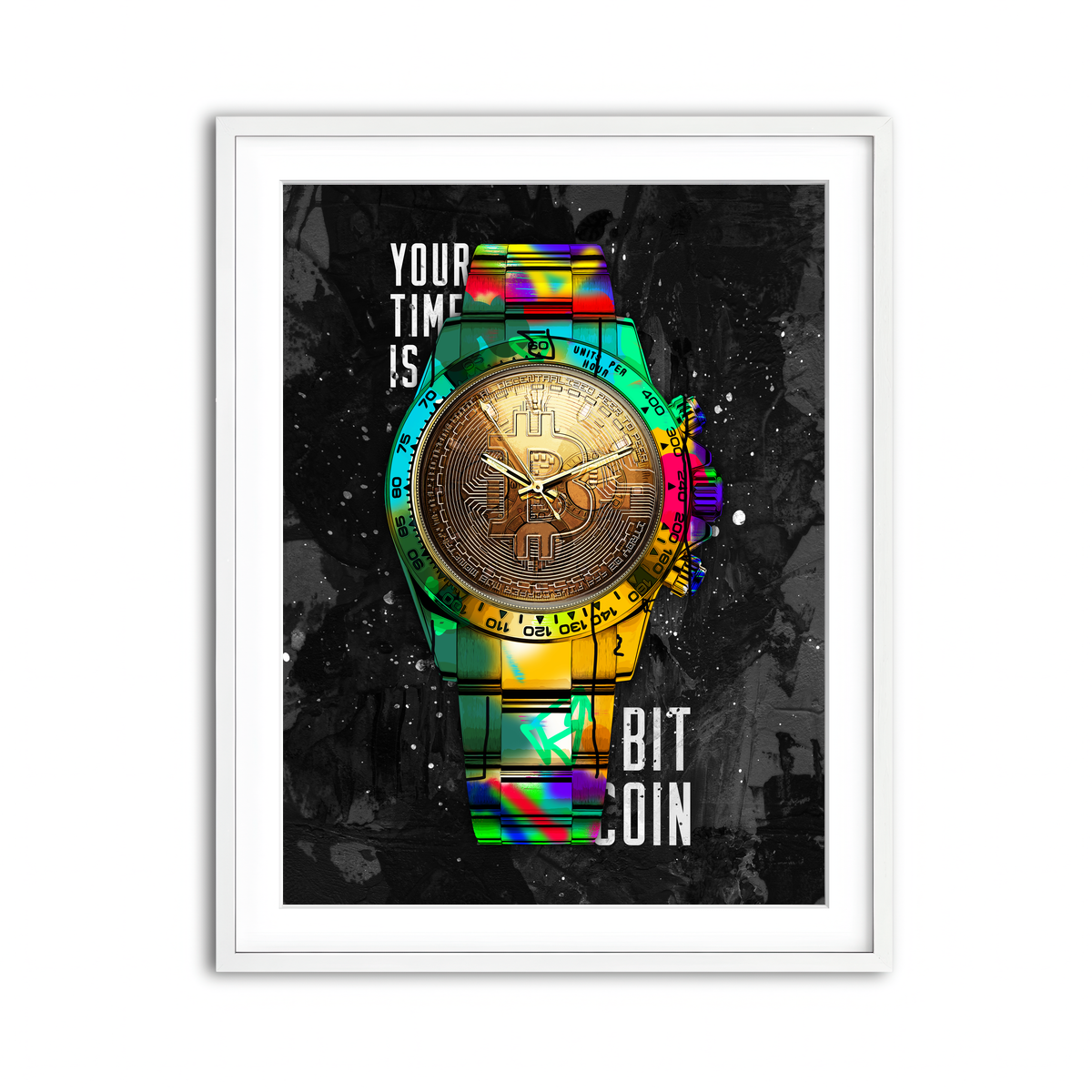 Framed Print 3x4 White