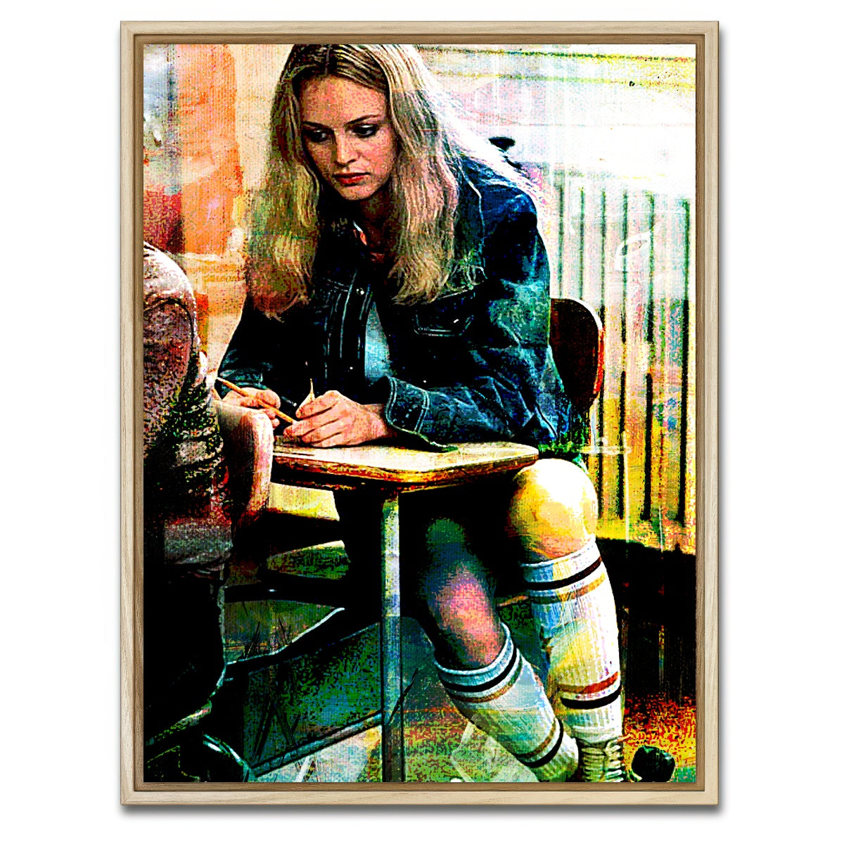 AUTO-MOCKUP WHITE | Rollergirl | 1 Piece | Natural Framed Canvas | group=3x4