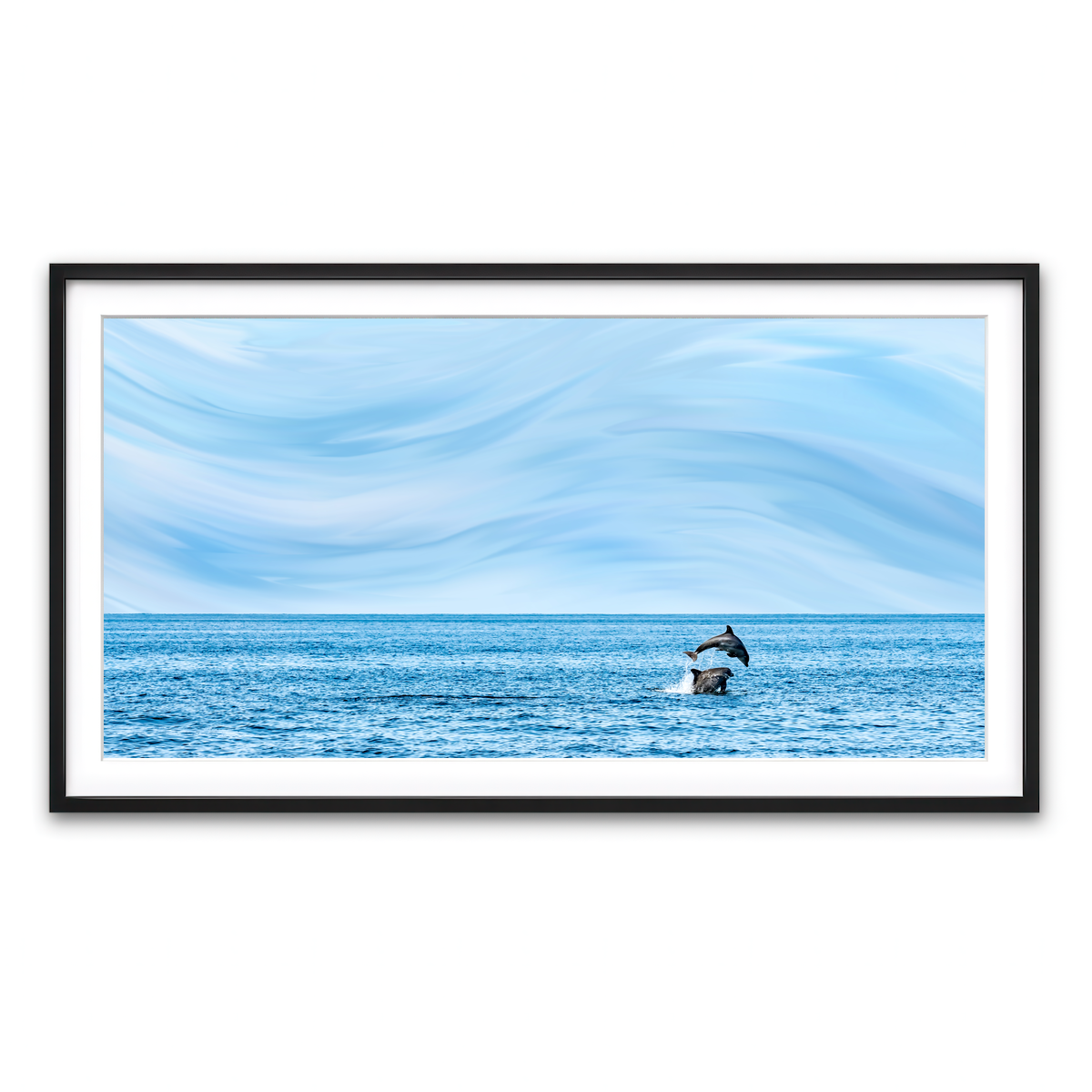 Framed Print 2x1 Black