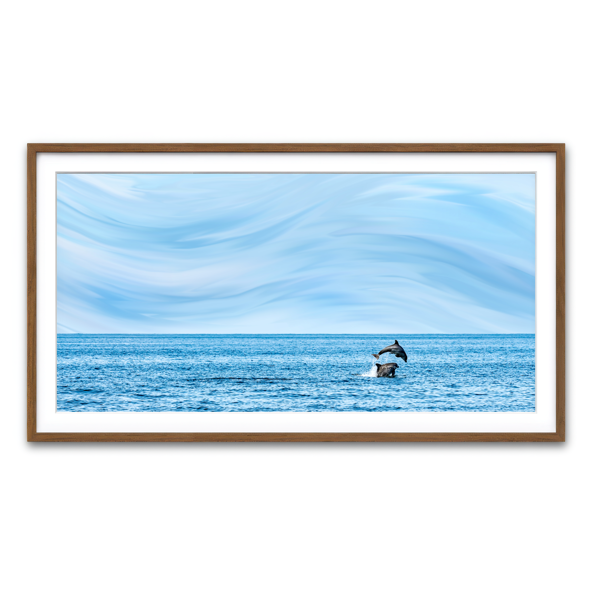 Framed Print 2x1 Walnut