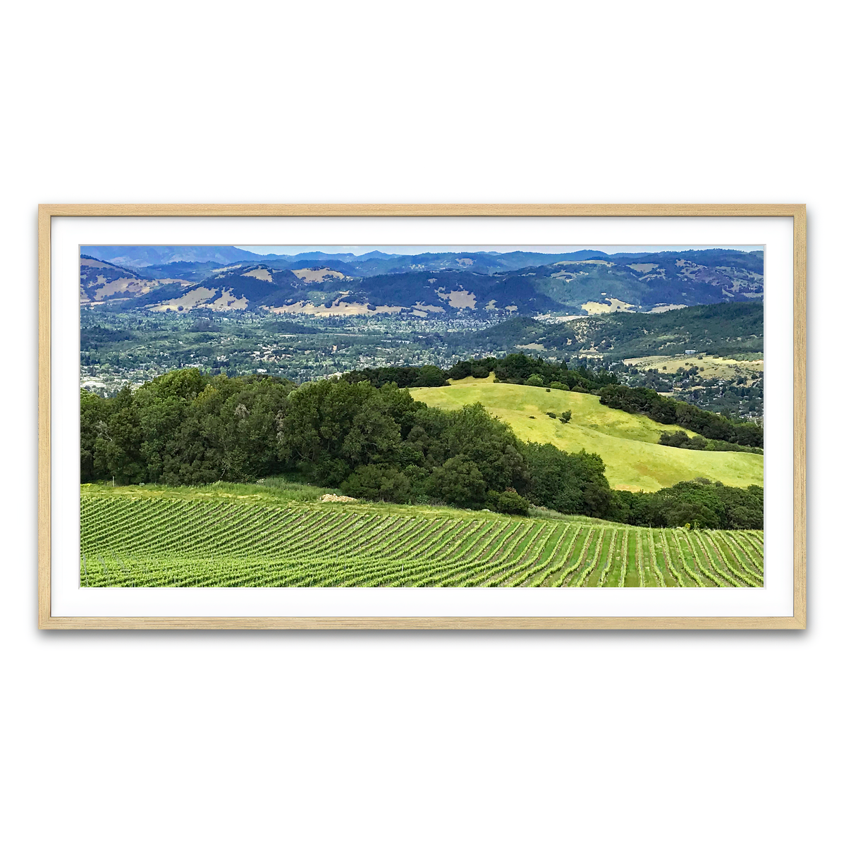 Framed Print 2x1 Natural