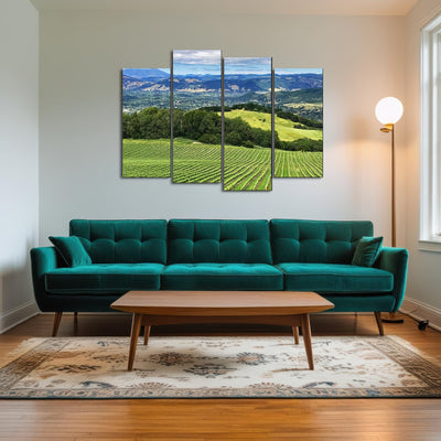 AUTO-MOCKUP ROOM | Rolling hills and vineyards of Sonoma County