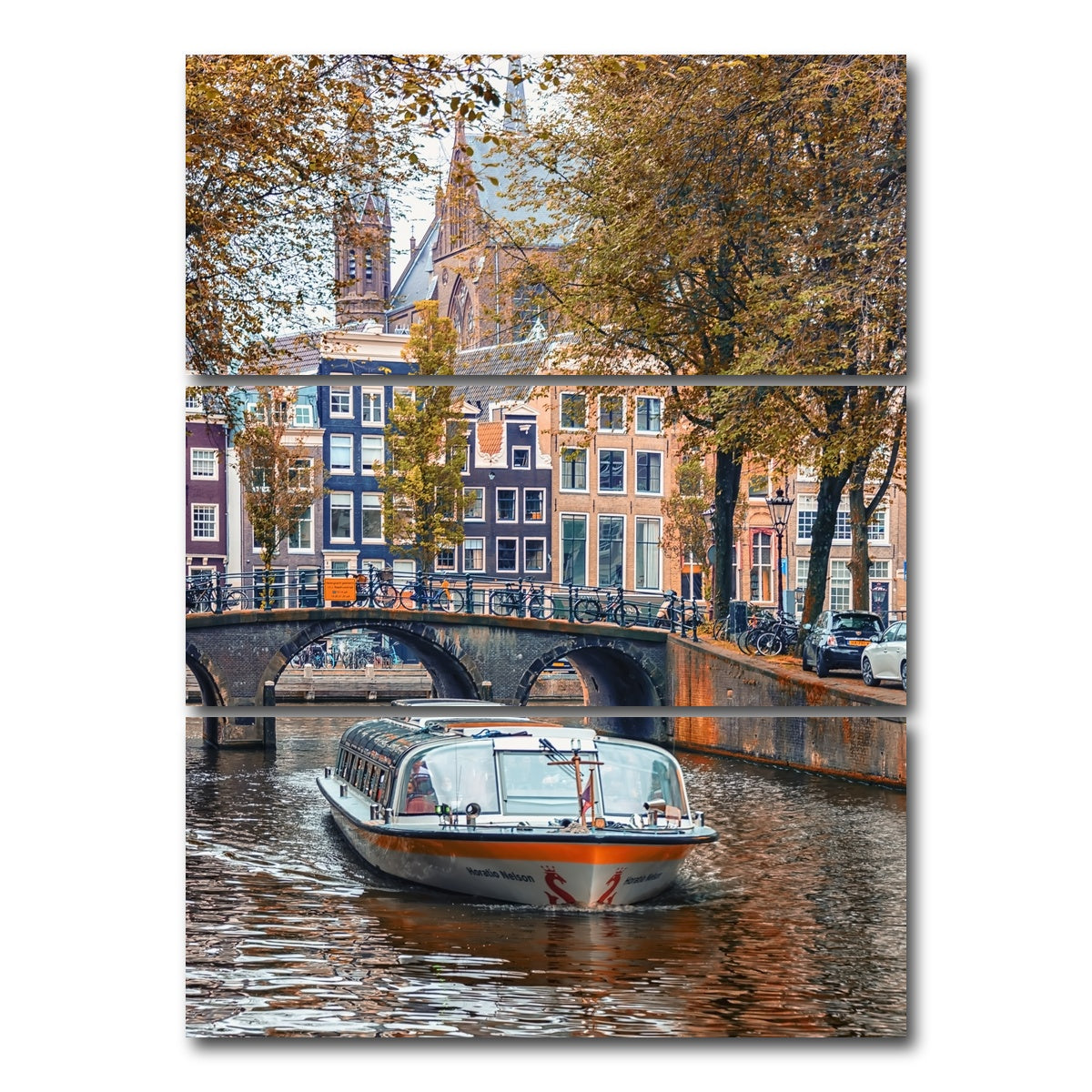 AUTO-MOCKUP WHITE | Romantic Amsterdam | 3 Piece | Gallery Wrap Canvas | group=8x18_stacked