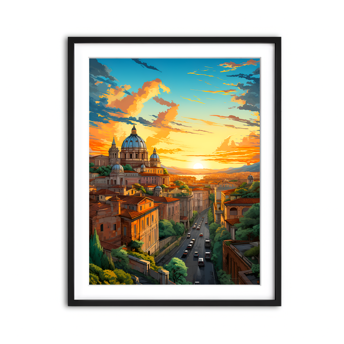 Framed Print 3x4 Black