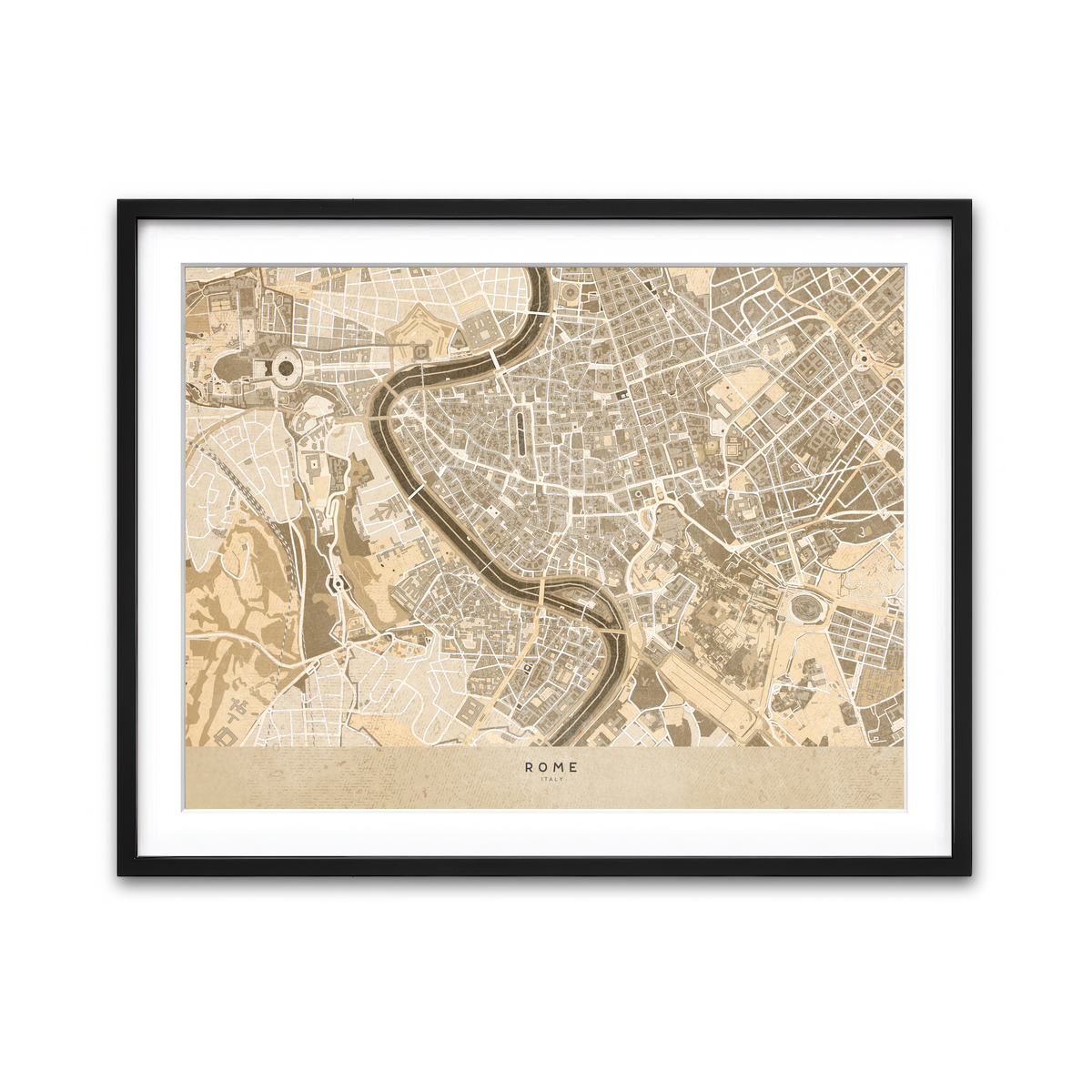 Framed Print 4x3 Black