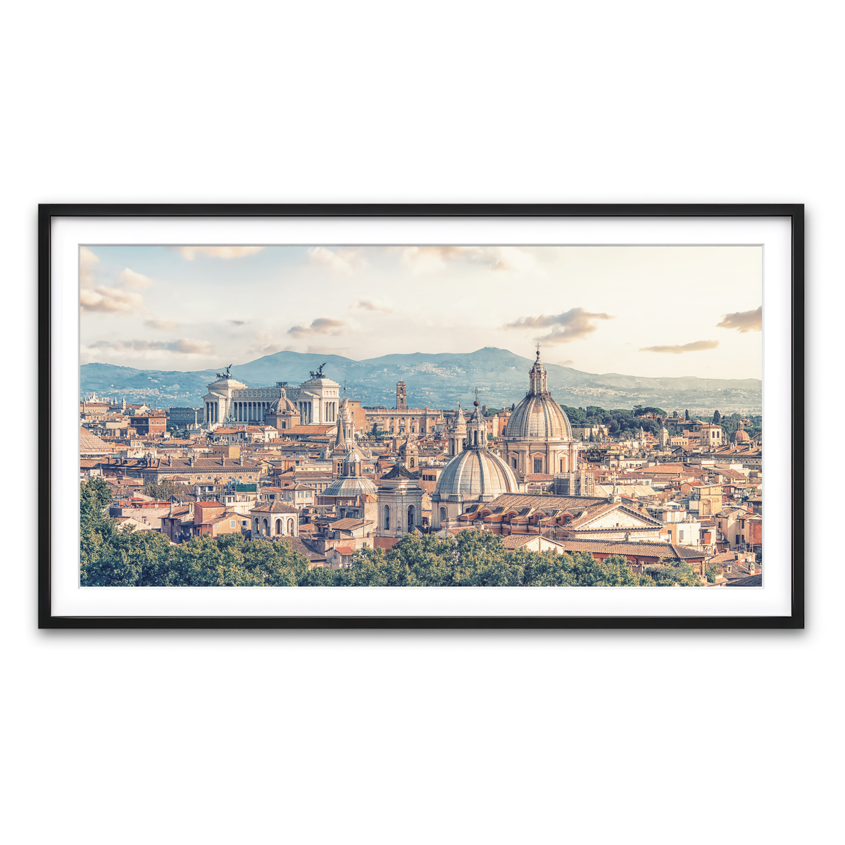 Framed Print 2x1 Black