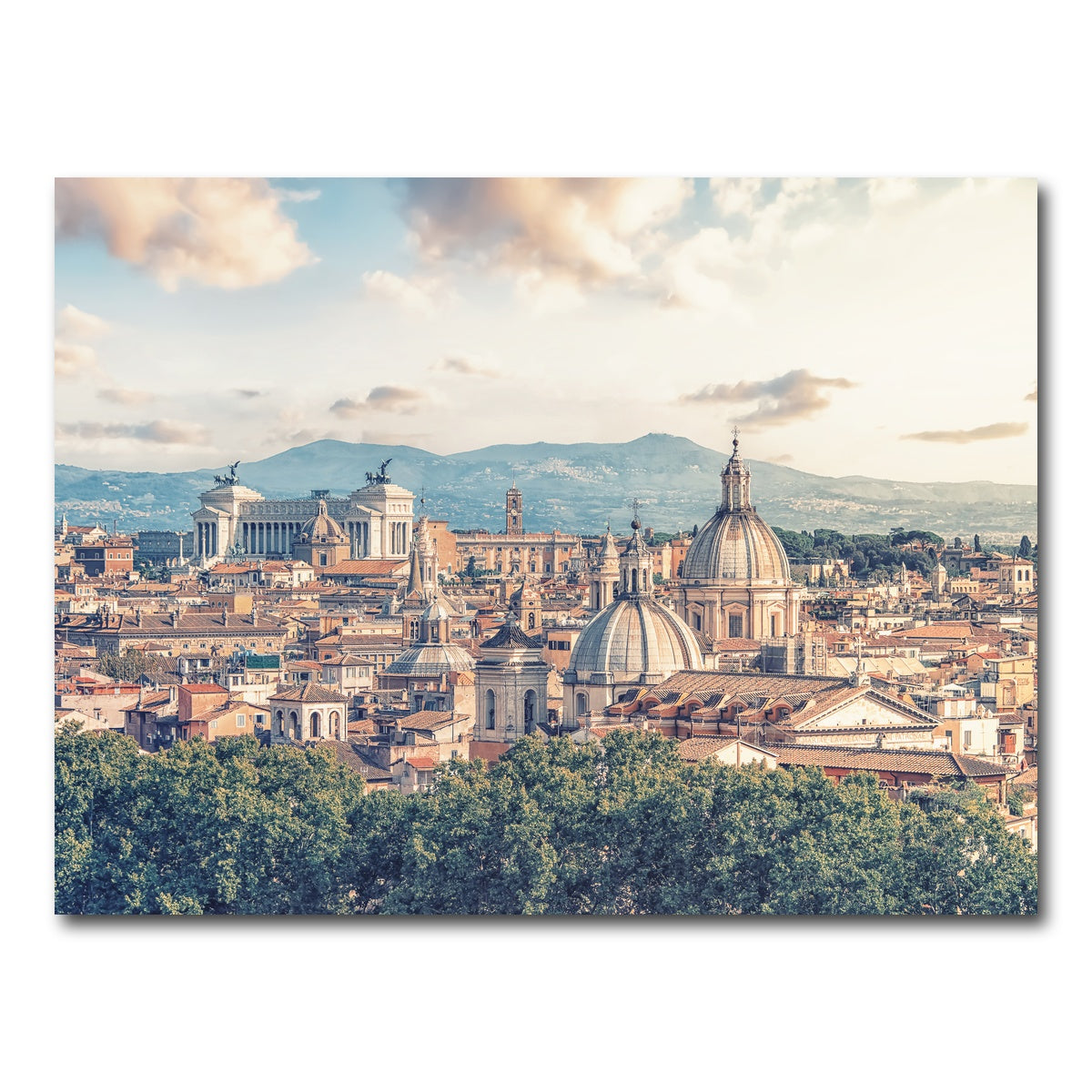 AUTO-MOCKUP WHITE | Rome Roofs | 1 Piece | Gallery Wrap Canvas | group=4x3