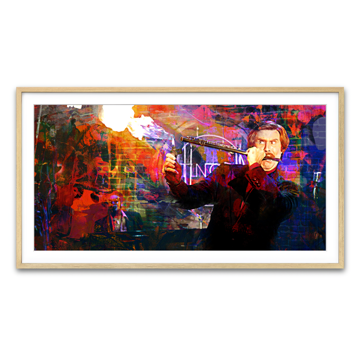 Framed Print 2x1 Natural