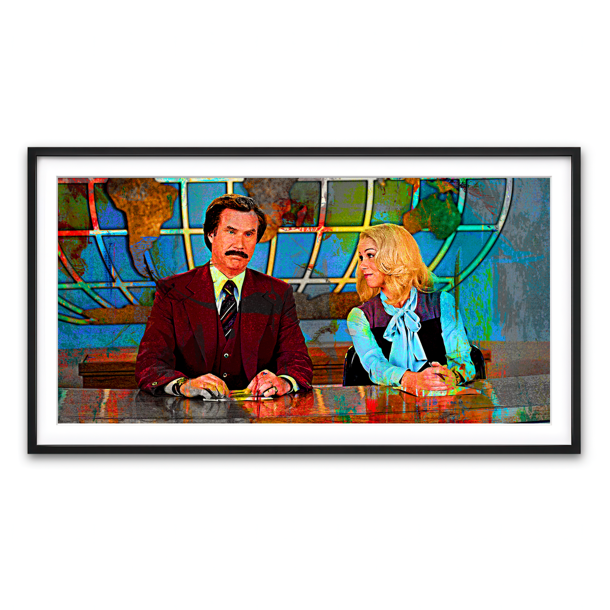 Framed Print 2x1 Black