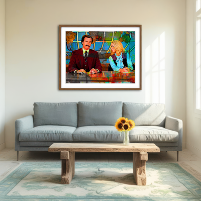 AUTO-MOCKUP ROOM | Ron & Veronica Wall Art